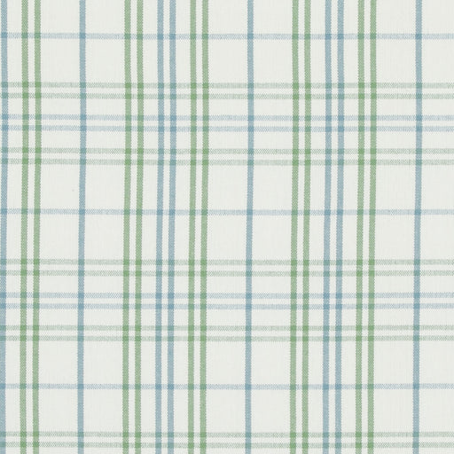 BAKER LIFESTYLE - PURBECK CHECK- GREEN/AQUA - Fabric by the Yard GREEN/AQUA