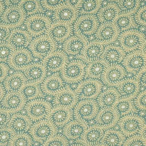 BAKER LIFESTYLE - FOXY- AQUA - Fabric by the Yard AQUA