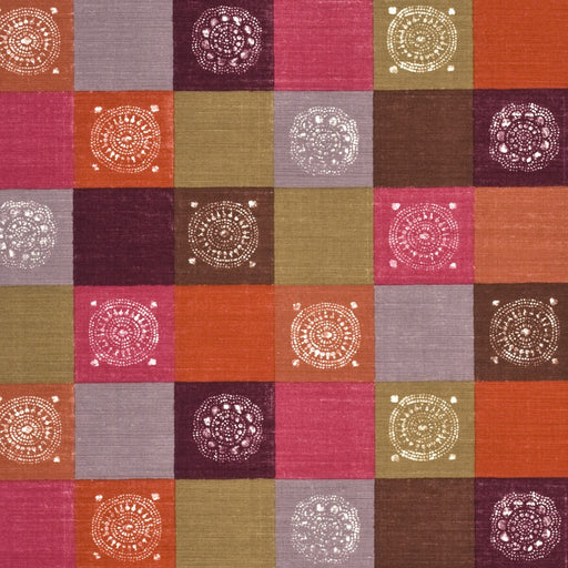 BAKER LIFESTYLE - ATTICUS- SIENNA/FUCHSIA - Fabric by the Yard SIENNA/FUCHSIA