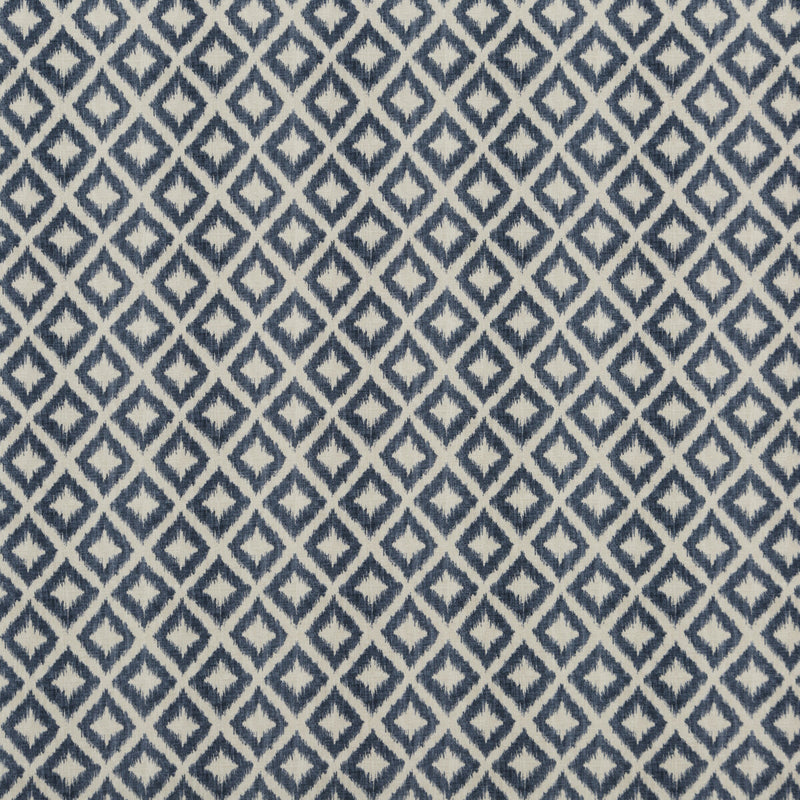 BAKER LIFESTYLE - SALSA DIAMOND- INDIGO - Fabric by the Yard INDIGO