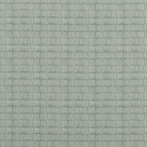BAKER LIFESTYLE - SALSA SQUARE- AQUA - Fabric by the Yard AQUA