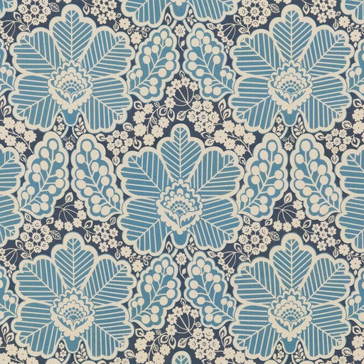 BAKER LIFESTYLE - ARBOUR- INDIGO - Fabric by the Yard INDIGO