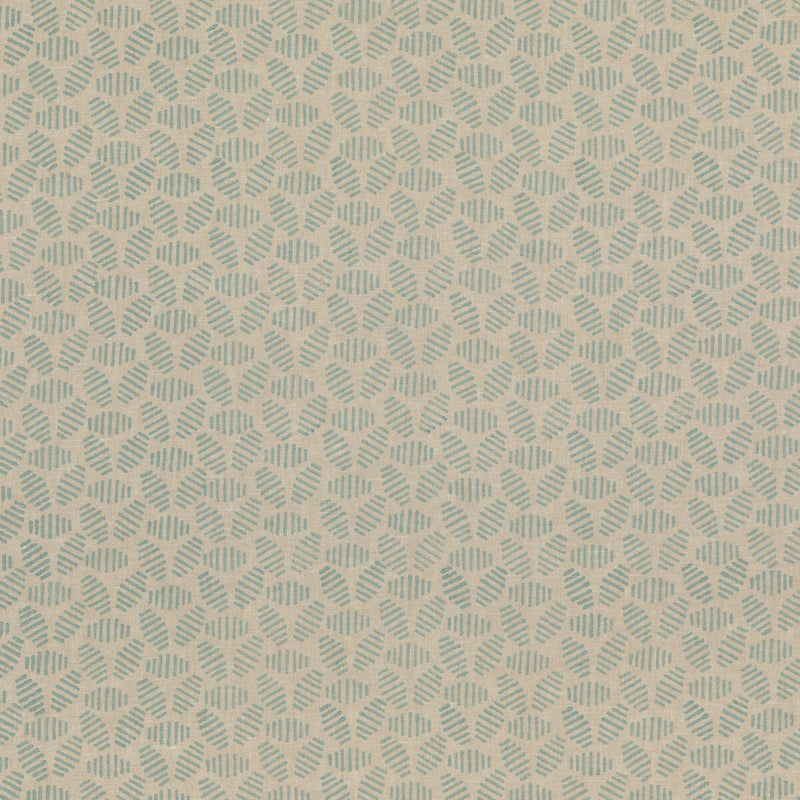 BAKER LIFESTYLE - BUMBLE BEE- AQUA - Fabric by the Yard AQUA