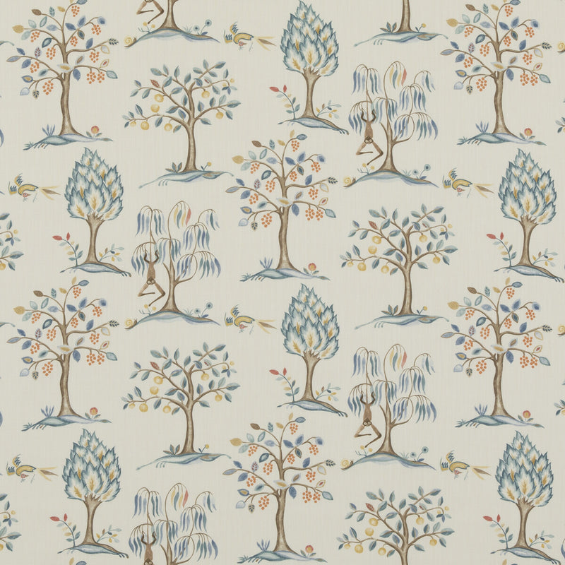 BAKER LIFESTYLE - LILLIPUT- BLUE - Fabric by the Yard BLUE