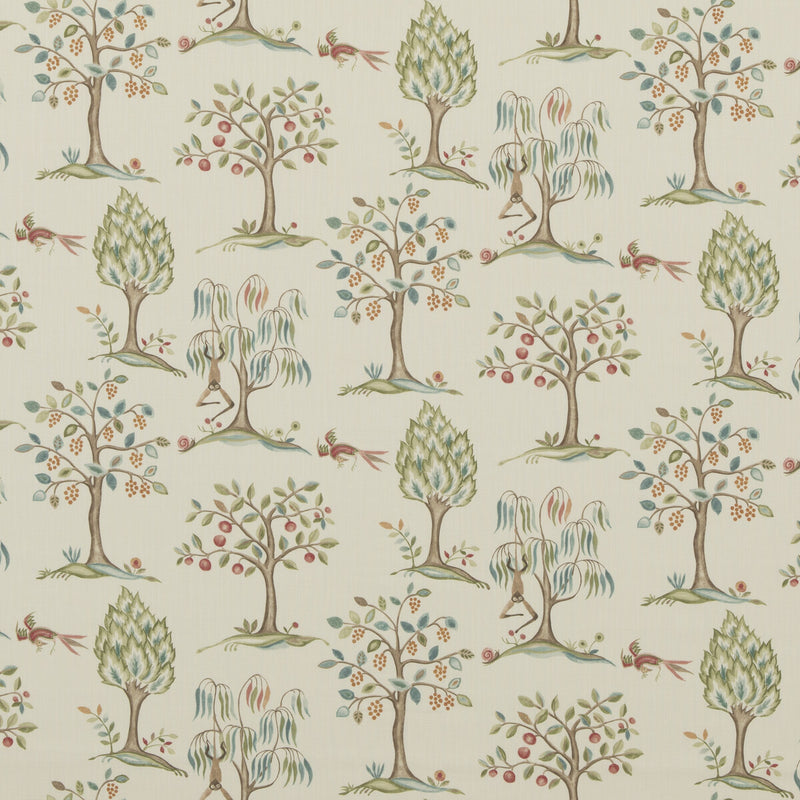 BAKER LIFESTYLE - LILLIPUT- AQUA - Fabric by the Yard AQUA
