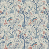 BAKER LIFESTYLE - LULWORTH- BLUE/RED - Fabric by the Yard