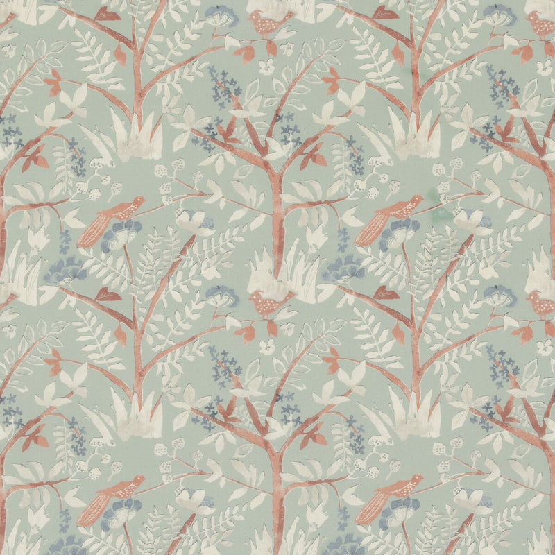 BAKER LIFESTYLE - LULWORTH- AQUA - Fabric by the Yard AQUA