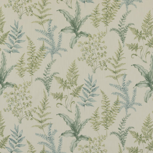 BAKER LIFESTYLE - FERNDOWN- AQUA - Fabric by the Yard AQUA