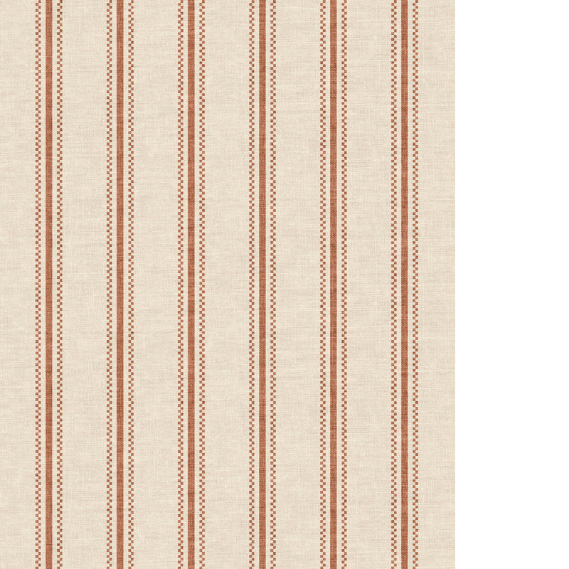PURE EDIT - ALINE WP - RUST - Wallpaper By The ROLL