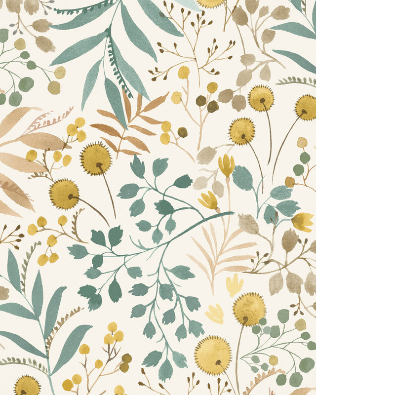 PURE EDIT - HINA WP - MARIGOLD - Wallpaper By The ROLL
