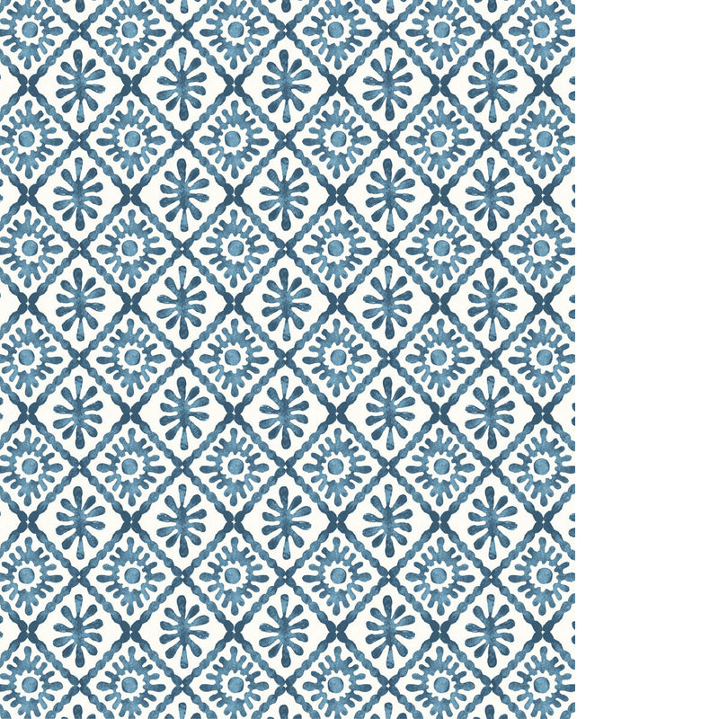 PURE EDIT - SUMANA WP - INDIGO - Wallpaper By The ROLL