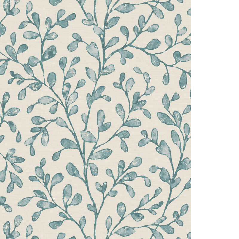 PURE EDIT - TAREE WP - TEAL - Wallpaper By The ROLL