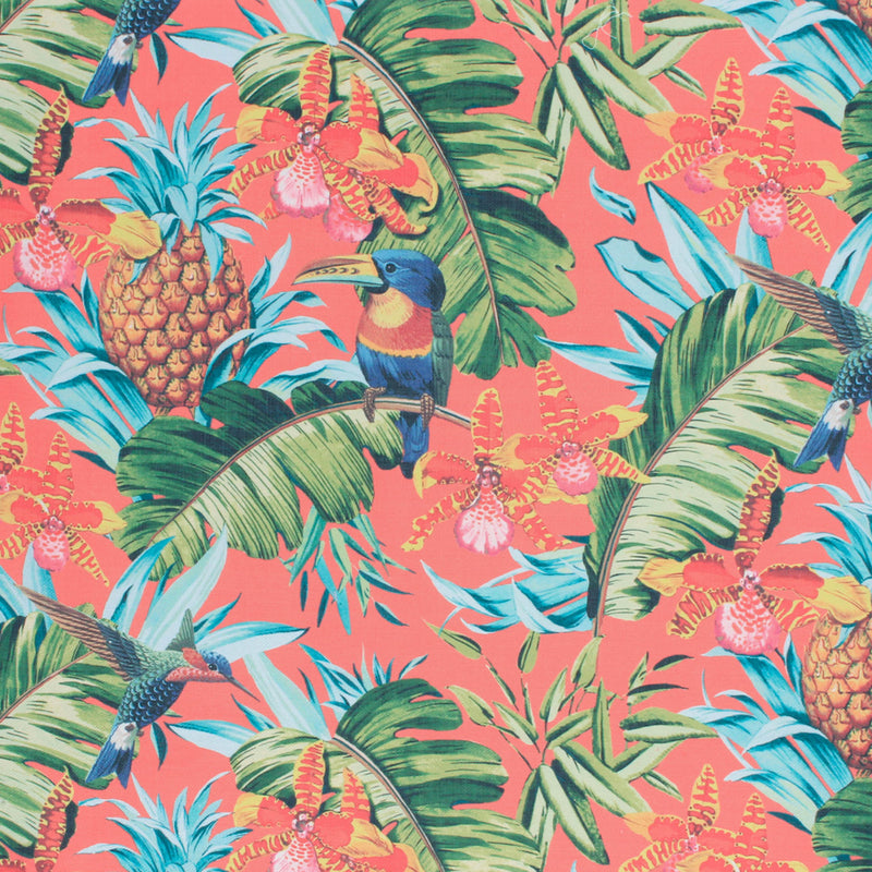 RM Coco - Parrot Clay - Fabric by the Yard - Samples Available Upon Request