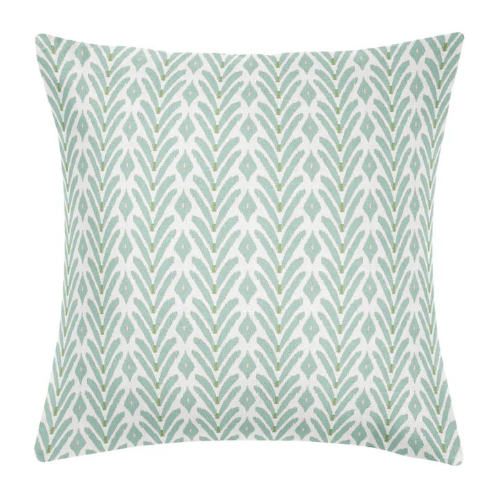 Petite Frond Blue 22x22 Pillow