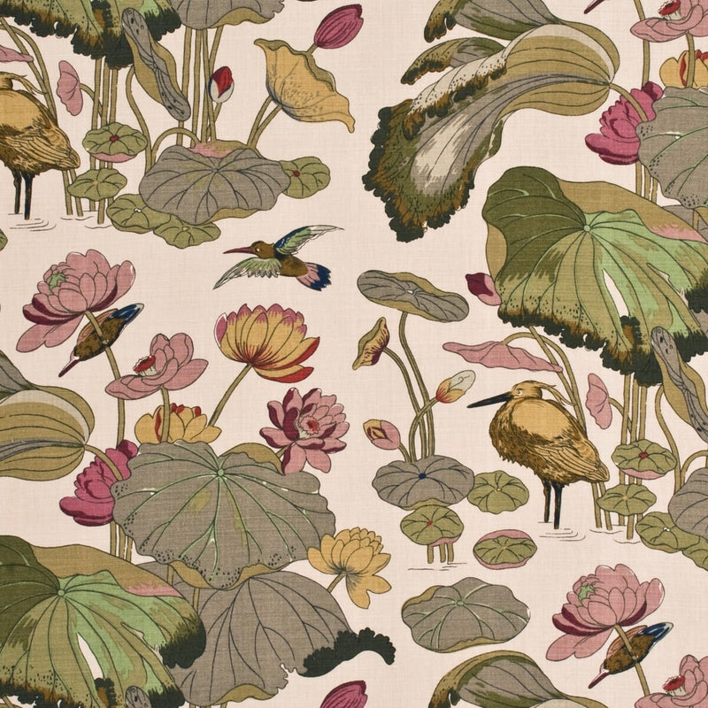 G P & J BAKER - NYMPHEUS - LINEN- BISCUIT/TAUPE - Fabric by the Yard BISCUIT/TAUPE