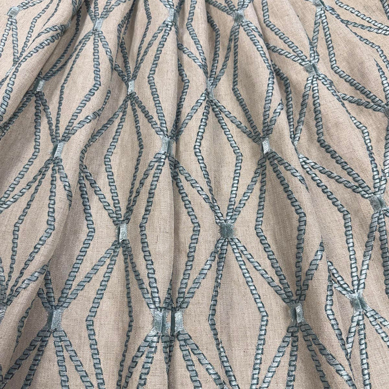 RHOMBONY - AQUAMARINE - Mag Fabrics - Fabric By The Yard