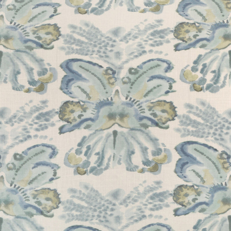 KRAVET COUTURE - RORSCHACH- AMSONIA - Fabric by the Yard AMSONIA