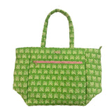 Laura Park - Quilted Tote Bag - Rosemary Meadow