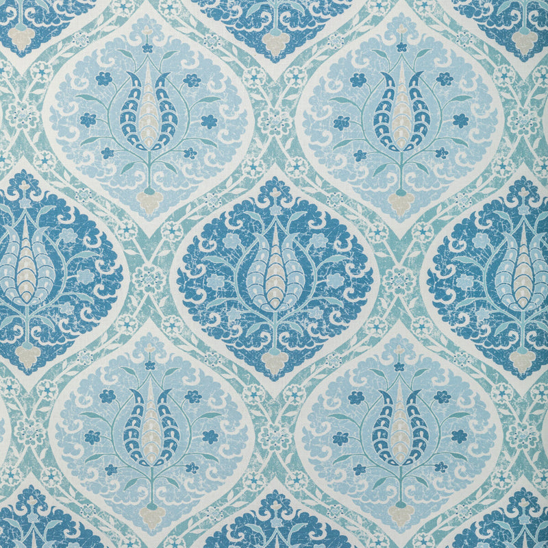 KRAVET BASICS - SAN POLO- ADRIATIC - Fabric by the Yard ADRIATIC