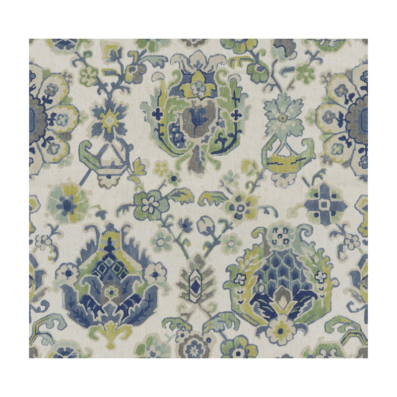 KRAVET BASICS - SAROUKRUG- ULTRAMARINE - Fabric by the Yard ULTRAMARINE