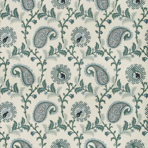 KRAVET DESIGN - SAUDADE PAISLEY- BAY - Fabric by the Yard BAY