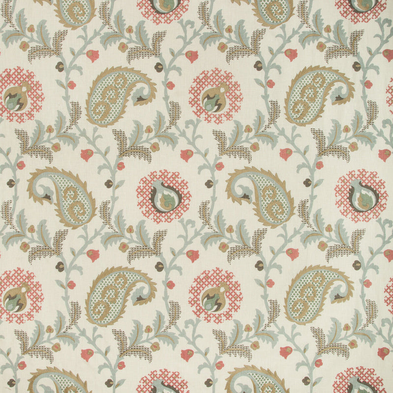 KRAVET DESIGN - SAUDADE PAISLEY- PARADISO - Fabric by the Yard PARADISO