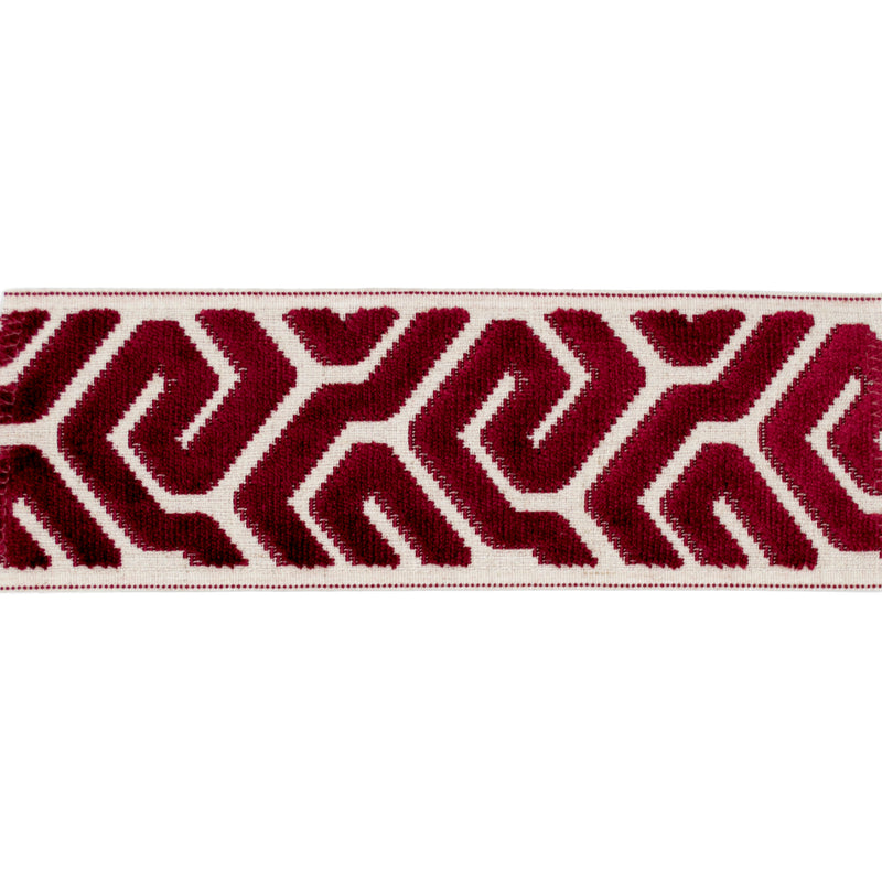 SUTTON TAPE - CRIMSON - Mag Fabrics - Trim By The Yard