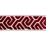 SUTTON TAPE - CRIMSON - Mag Fabrics - Trim By The Yard