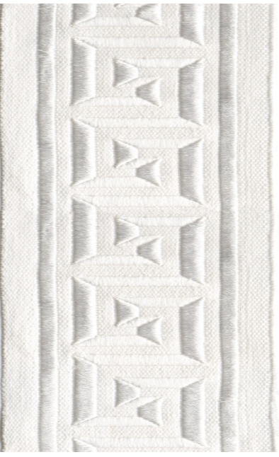 2.5 Inch Wide - Decorative Trim By The Yard - 24OP - Ivory White - Our Price 25.00 - Free Samples