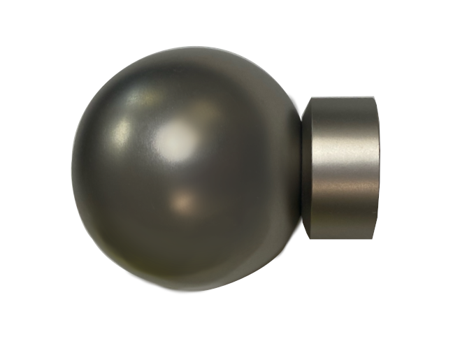 1 Inch - Iron Ball Finial - Individual Unit - Available in Gold, Silver, Black and Bronze Finish