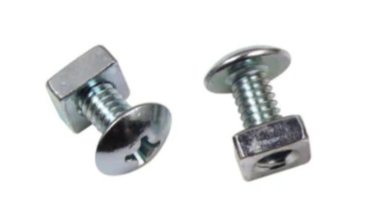 Pair of Metal Channel Track End Locks