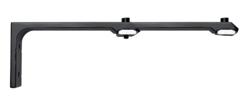 Double Channel Track 1 Inch Round Drapery Rod Set - Includes Curtain Rods, Double Channel Brackets, Glides, End Caps