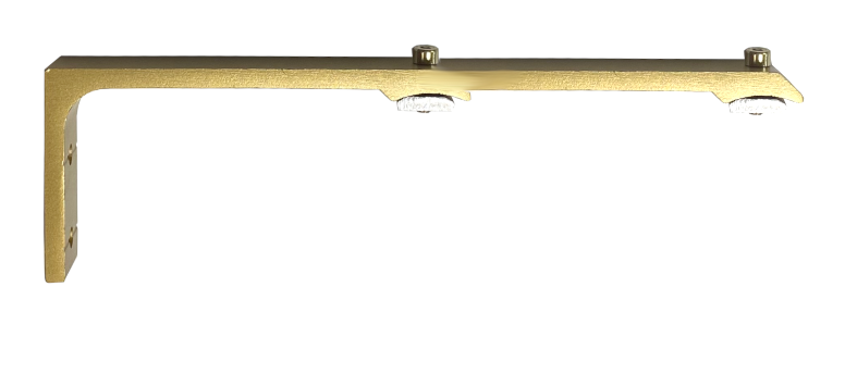 Double Channel Track 1 Inch Round Drapery Rod Set - Includes Curtain Rods, Double Channel Brackets, Glides, End Caps