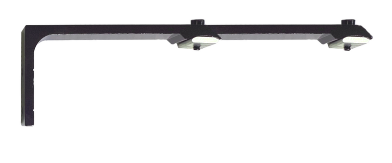 1 Inch - Double Channel Track L Bracket - Available in Gold, Silver, Black and Bronze Finish - IF&D Fabrics and Drapes