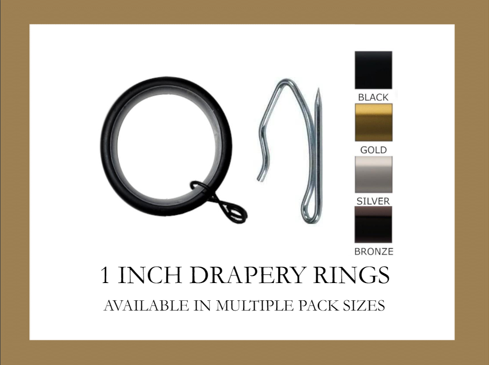 Drapery Rings/Glides/End Stops