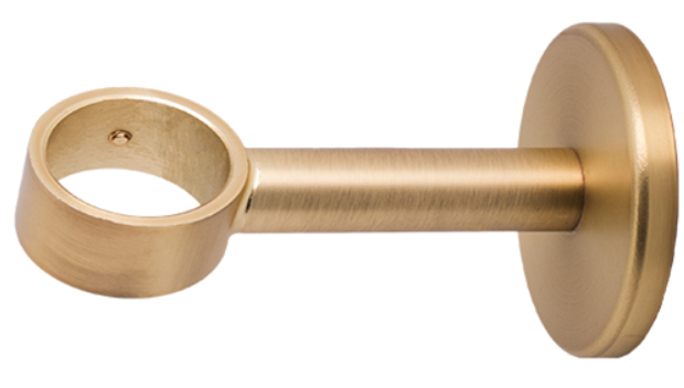 1 1/8 Inch Enclosed Bracket - Available in Brushed Gold, Silver, and Black Finishes