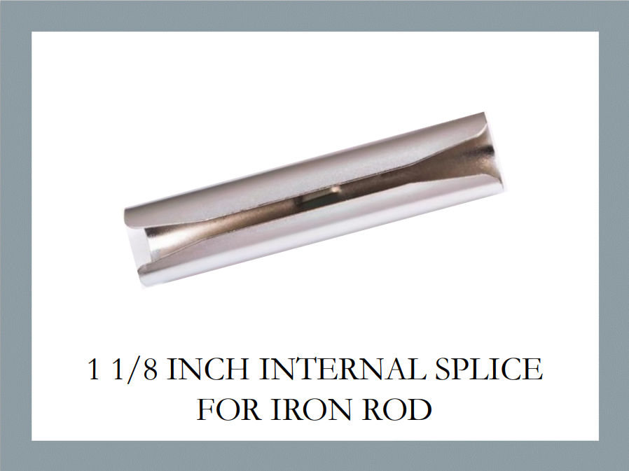 1 1/8 Inch - Internal Splice - Curtain Accessory - IF&D Fabrics and Drapes
