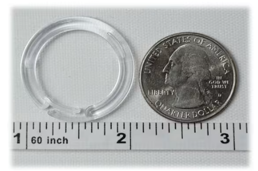 Large Clear Split Rings For Roman Shades - Available in Multiple Pack Sizes