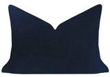 Laura Park Velvet Pillows - 14" x 20" - Cobalt