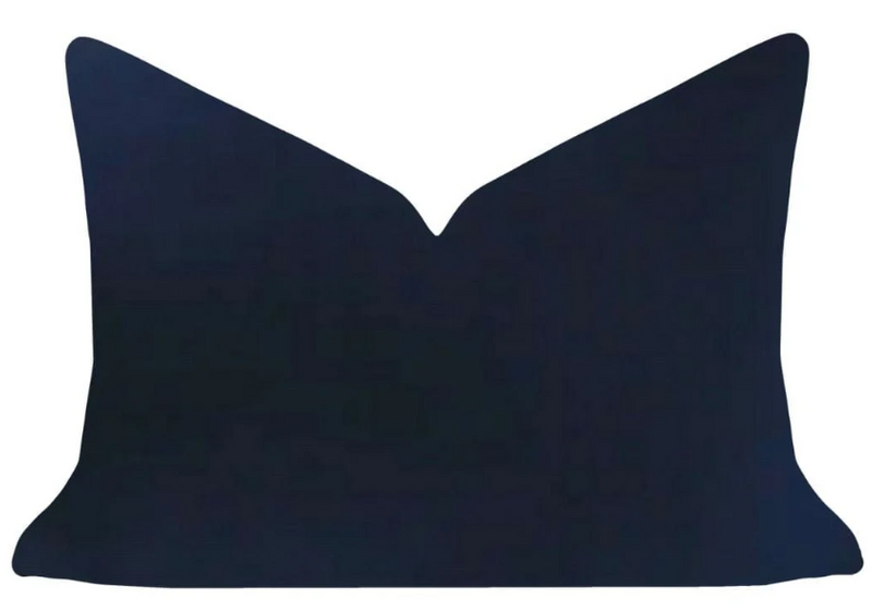 Cobalt Blue 14x20 Solid Velvet Pillow