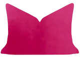 Laura Park Velvet Pillows - 14" x 20" - Hot Pink