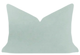 Laura Park Velvet Pillows - 14" x 20" - Robins Egg