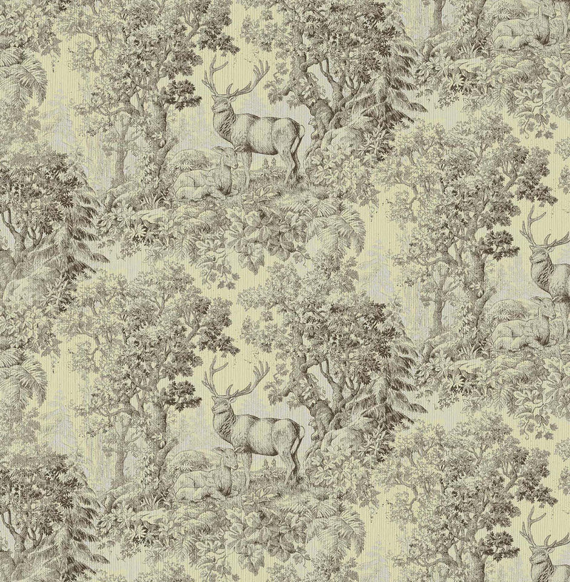 RM Coco - Staghorn Toile - Fabric by the Yard - Samples Available Upon Request