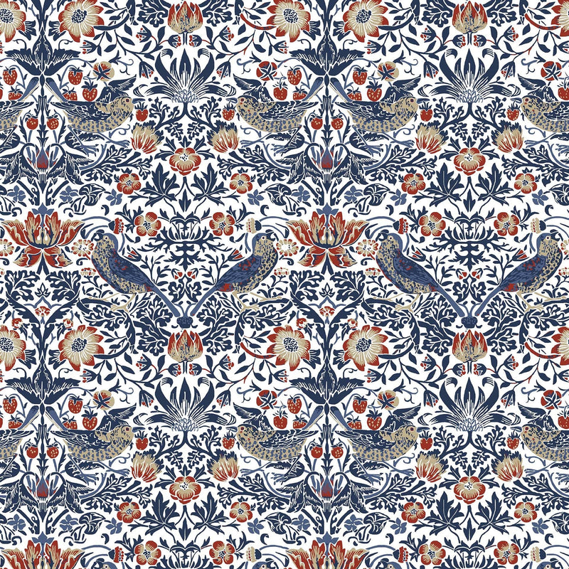 RM Coco - Strawberry Thief - Fabric by the Yard - Samples Available Upon Request