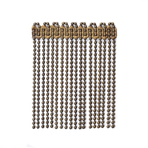 KRAVET COUTURE - BALL/CHAIN BULL- BRONZE - Fabric by the Yard BRONZE