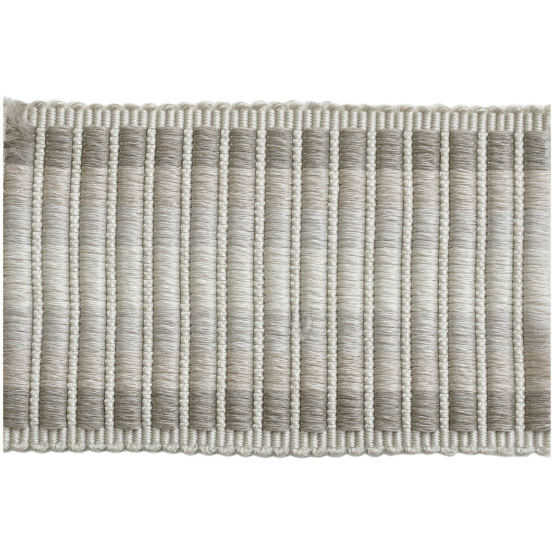 KRAVET DESIGN - OTTOMAN BAND- GREY FROST - Fabric by the Yard GREY FROST