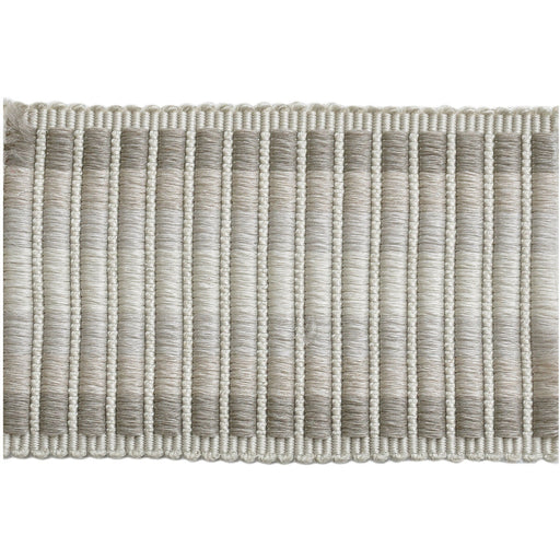 KRAVET DESIGN - OTTOMAN BAND- GREY FROST - Fabric by the Yard GREY FROST