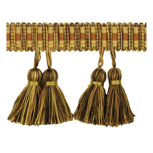 KRAVET BASICS - PAIRED TASSELS- NOVEMBER - Fabric by the Yard NOVEMBER
