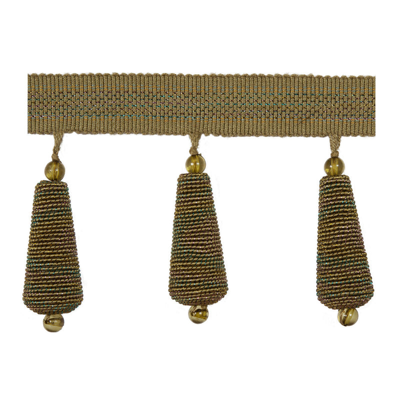 KRAVET DESIGN - GILDED TEARDROP- AGED ORE - Fabric by the Yard AGED ORE