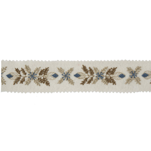 KRAVET COUTURE - EDELWEISS- BLUE HERON - Fabric by the Yard BLUE HERON